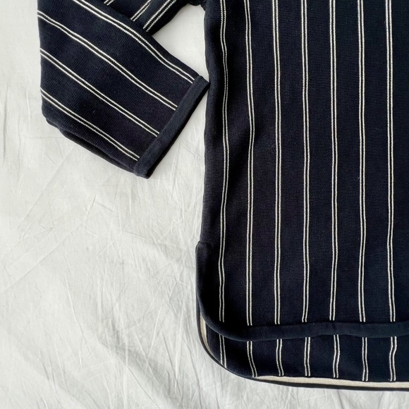 Rag & Bone Striped Knit Sweater Top Sailor Chic Dark Blue & White Women's Small - Picture 6 of 9
